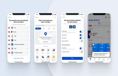 CBS Sports app onboarding screens